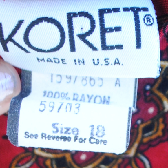 redblackpattern SKIRT koret 18 - Picture 4 of 4